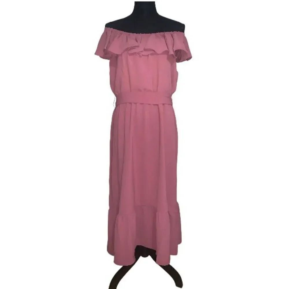 DKNY Tiered Maxi Dress 